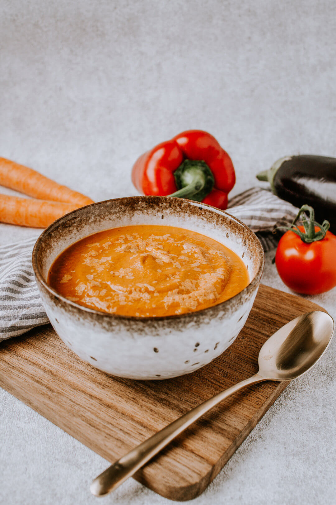 Suppe aus geröstetem Gemüse - sveasfoodheaven